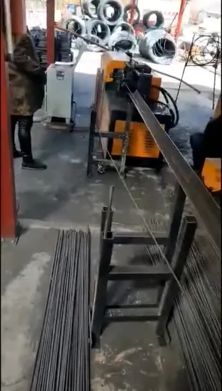Coupeur automatique de barres d'armature avec deux ans de garantie