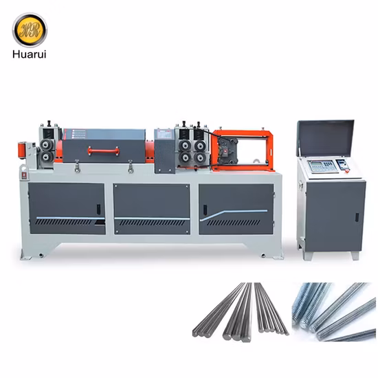 Machine de découpe de redressage de barres d'armature de fil d'acier de la Chine Coupeur rond de redresseur de barre d'acier